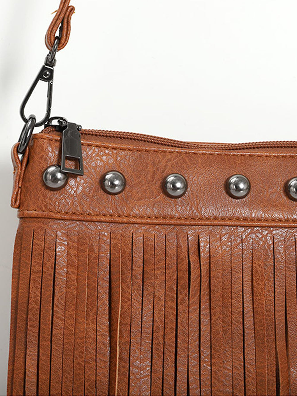 Fringe Decor Crossbody Bag