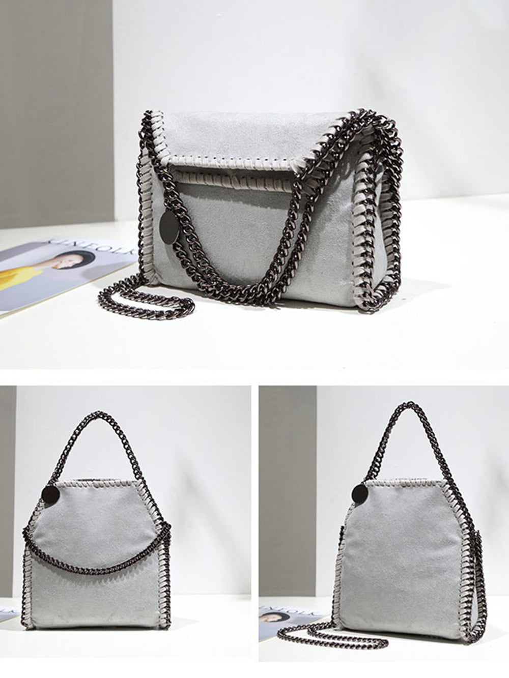 Light Falabella Tiny Tote Bag