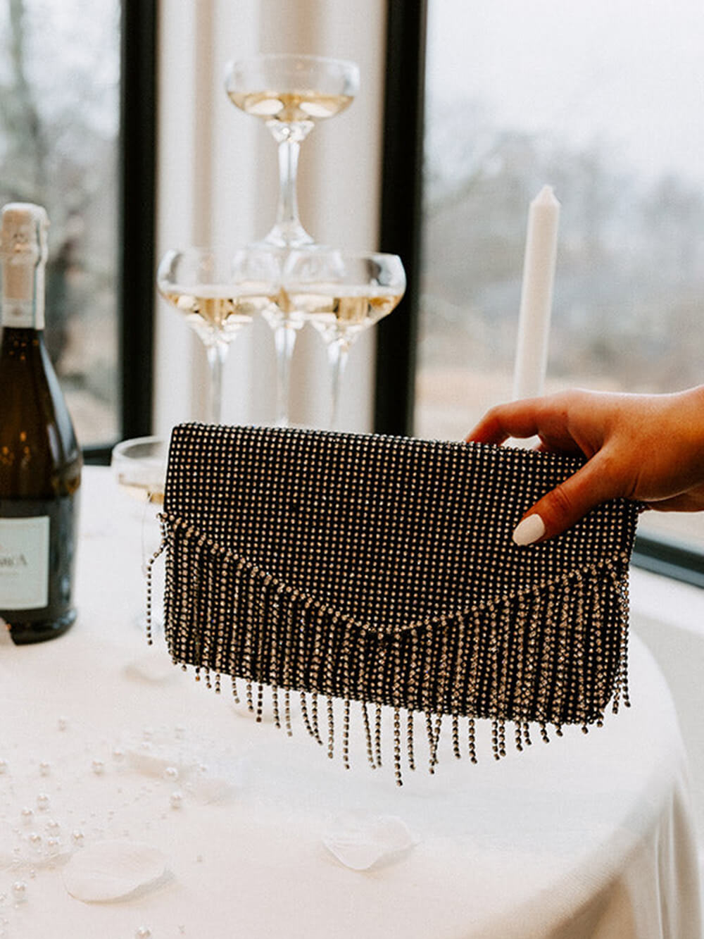 VIP Party Rhinestone Clutch