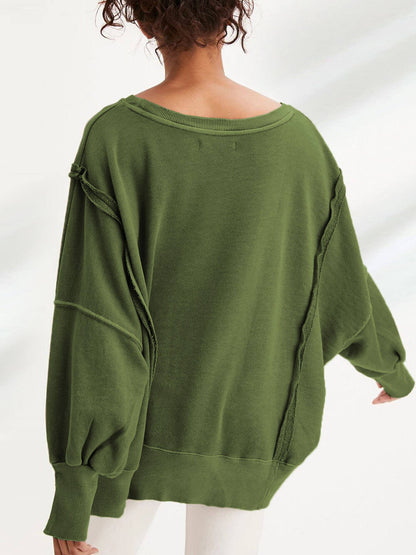 Round Neck Sports Sweatshirt