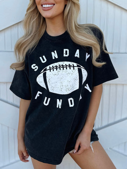 Mineral-Wash Sunday Funday Graphic Tee