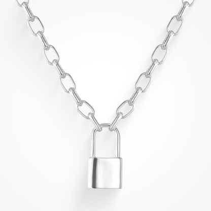 Keep Me Lock Necklace