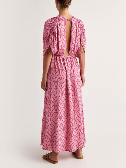 Printed Resort Maxi Dress